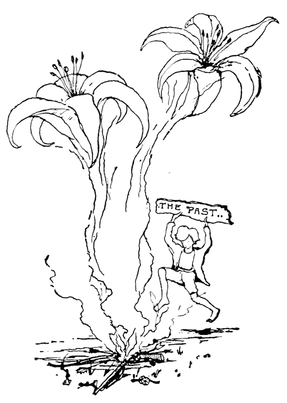 Boy Magically Turning Fire into Beautiful Flowers Coloring Page