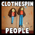 Clothespin People Figurines
