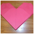Easy Origami Heart Paper Folding Origami Craft for Kids
