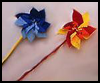Pinwheel Crafts for Kids : How to Make Pinwheels with free easy Arts
