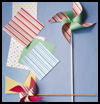 Pinwheel Crafts for Kids : How to Make Pinwheels with free easy Arts