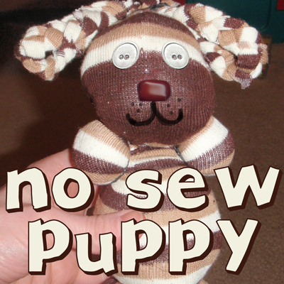 PlushCraft Puppy  DIY PlushCraft Fabric Do It Yourself No Sew