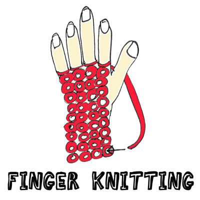 How-to Finger Knit