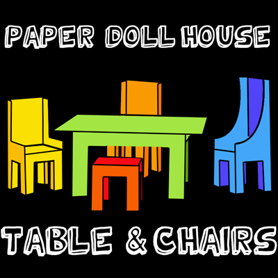 HOW TO MAKE DOLLHOUSE FOR PAPER DOLLS DRAWING FURNITURE FOR KIDS 