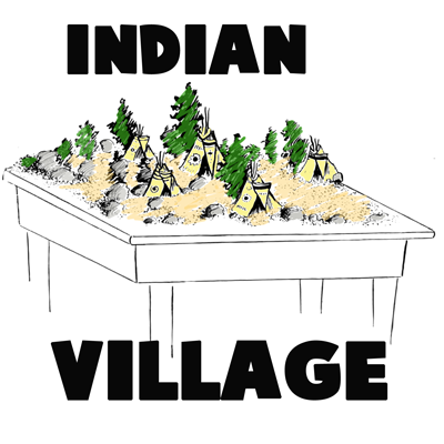 indian village clipart images