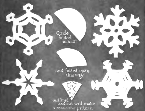 Snowflakes Crafts for Kids: Arts and Crafts Projects to Make Snow flakes  with Paper Cutting Instructions for Children & Preschoolers