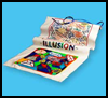 Geometric    Illusion Banners 3-D Illusions Craft for Kids