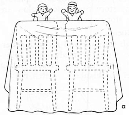 Easy Chairs and Blankets Puppet Theaters