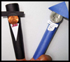 Presidents'      Day Finger Puppets : Arts and Crafts Learning Project with Coins