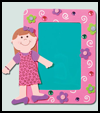 Fashion Girl Locker Frame : Crafts with Crafts Foam for Children