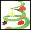 Fall    Leaf Spiral Mobile   : Fall & Autumn Crafts Activities for Children