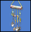 Spoon    Percussion Mobile  : Instructions for Making Wind Chimes