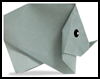 Making Origami Rhinoceros Animals