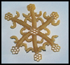 Snowflakes Paper Cutting Crafts for Kids