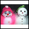 Glamorous      Snow Girls   : Snowmen Crafts for Children