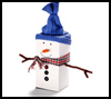 Tea      Box Snowman    : Winter Snowman Craft Ideas