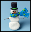 Stick      Up Snowman Magnet  : Snowman Crafts for Kids 