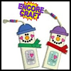 Snowmen      Bookmarks  : Snowman Crafts for Kids 