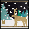 Patchwork      Art : Snowing Scenery : Winter Snow Crafts for Kids