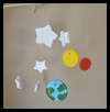 Salt    Dough Space Mobiles <SPAN LANG="en-US"> </span> : Crafts Ideas with Salt for Children