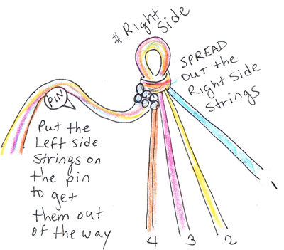 How to Make V Shaped Arrows Friendship Bracelets Illustrated ...