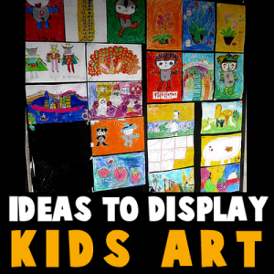 Ideas for Displaying Your Kids' Artwork So You Can See Your Fridge ...