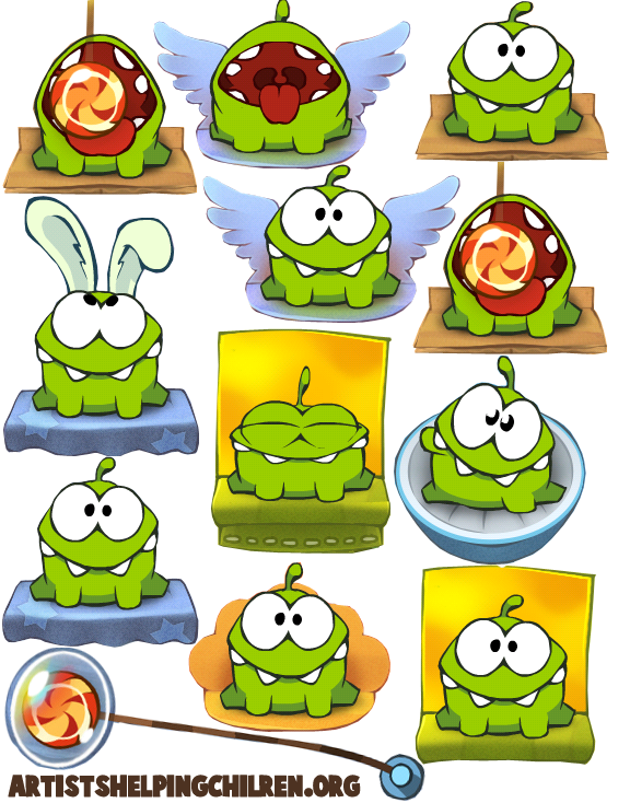 cut the rope papercraft