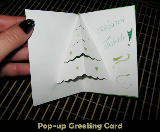 homemade pop up christmas cards