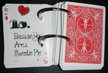 Turn a Deck of Cards into a 52 Reasons I Love You Book for a Valentines ...